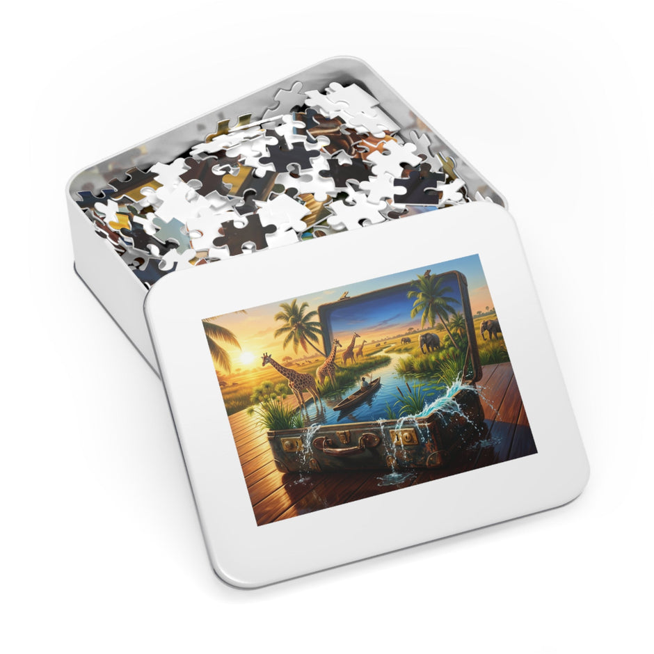 Waterways of the Okavango Puzzle by Novelle & Co