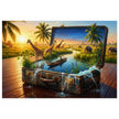 Waterways of the Okavango Puzzle by Novelle & Co