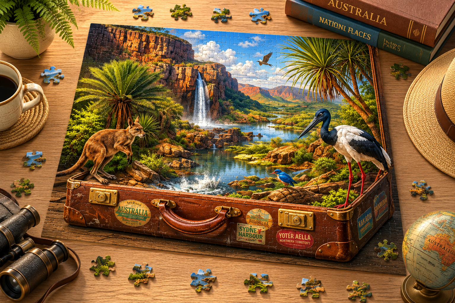 Wild Heart of Kakadu Puzzle by Novelle & Co