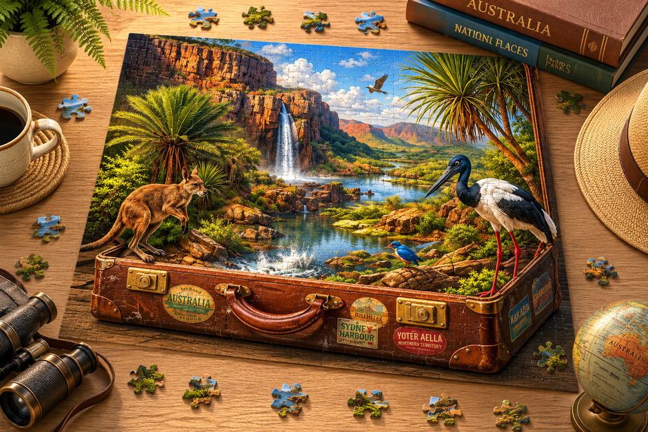 Wild Heart of Kakadu Puzzle by Novelle & Co